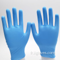 Gants de nitrile de nitrile en latex nitrile en vente bleu en gros